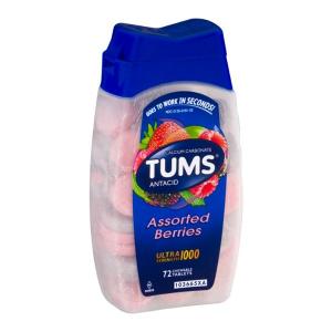 Tums Ultra Assorted Berries, 72 Each (4-6 Pack)