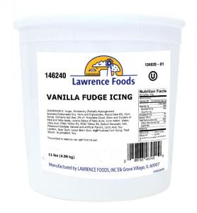 Vanilla Icing Vanilla Fudge Icing, 2 x 11 lb Case