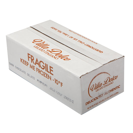 Villa Dolce BELGIAN DARK CHOCOLATE GELATO, 1 x 5 LT Case - GS1 closed shipping case image