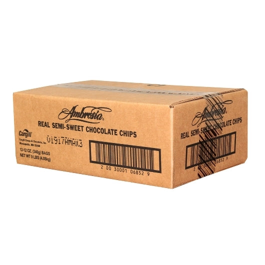 Ambrosia Chocolate Semisweet Chips, 12 x 12 oz Case - DOT product image 6