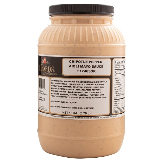 Girards Dressing Chipotle Pepper Mayonnaise Aioli Bulk, 2 x 1 GA Case - DOT product image 2