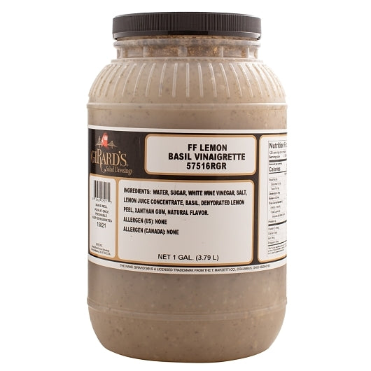 Girards Dressing Au Lemon Basil Vinaigrette Dressing Bulk, 2 x 1 GA Case - DOT product image 2