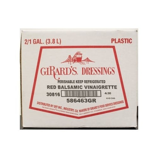 Girards Dressing Au Red Balsamic Vinaigrette Dressing Bulk, 2 x 1 GA Case - DOT product image 6