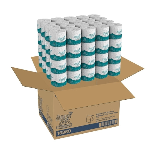 Angel Soft Toilet Paper 450 Sheets Per Roll, 80 x 1 ct Case - GS1 closed shipping case image
