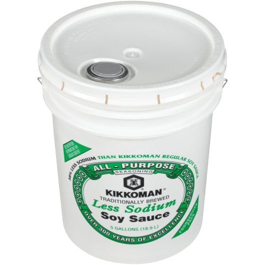 Kikkoman Less Sodium Soy Sauce, 1 x 5 GA Case - DOT product image 2