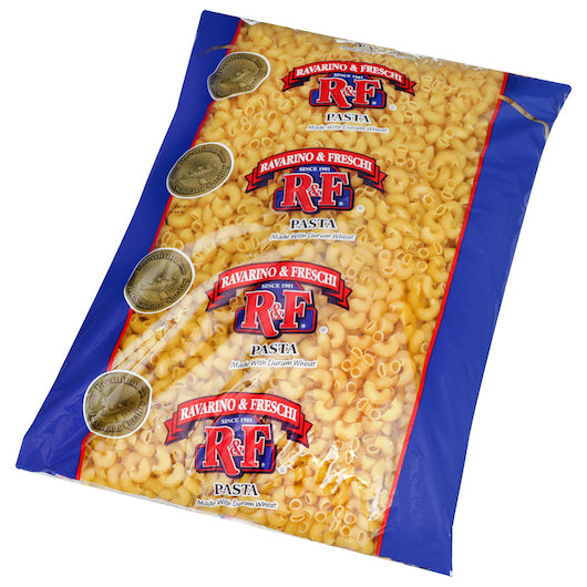 AIPC Ravarino and Large Ridged Elbow Macaroni Pasta, 2 x 10 lb Case - DOT product image 2