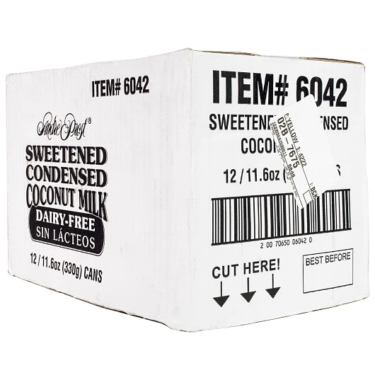 Andre Prost Sweetened Condensed Coconut Milk Display Tray; 11.6 Ounce; 12 Per Case - DOT product image 8