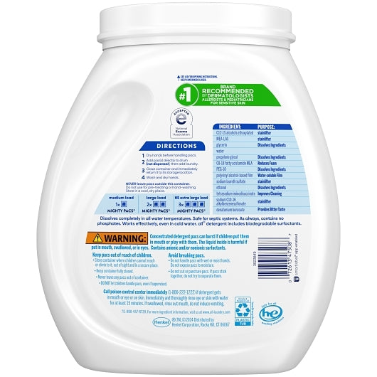 All Free Clear Laundry Detergent, 4 x 80 ct Case - Cleaners & Sanitizers - image 2