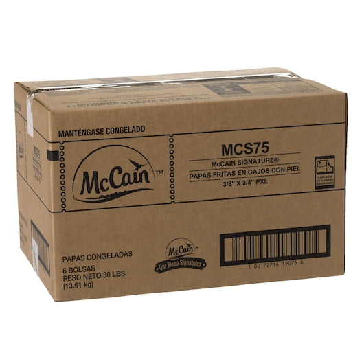 Mccain Premium Extra Long Skin On Steak Fries, 6 x 6 x 30 lb Case - DOT product image 8