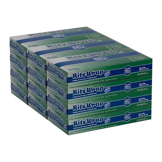 Rite-Wrap DELI PAPER INTERFOLDED 12"X 10 3/4", 12 x 500 ct Case - DOT product image 2