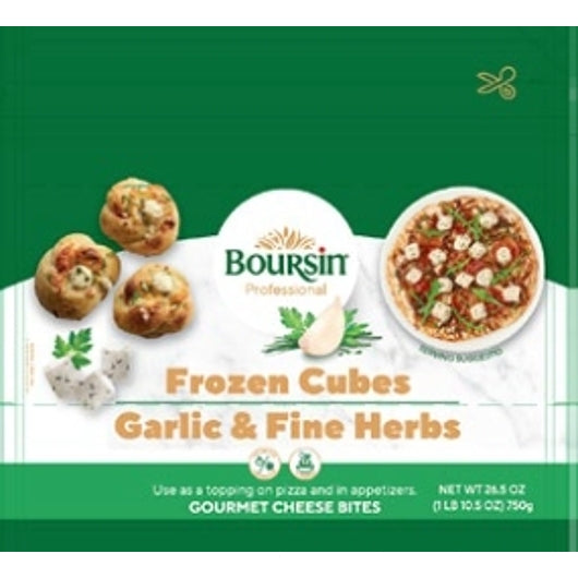 Boursin Frozen Cubes, 4 x 1.6 lb Case - Cheese & Dairy - image 2