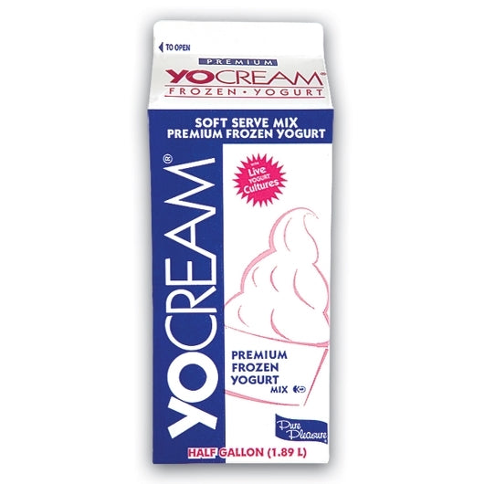 Yocream Premium Cake Batter Frozen Nonfat Soft Serve Yogurt Mix, 6 x 64 oz Case - DOT product image 7