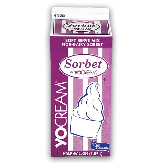 Yocream Non-Dairy Strawberry Lemonade Soft Serve Sorbet Mix, 6 x 64 oz Case - DOT product image 7