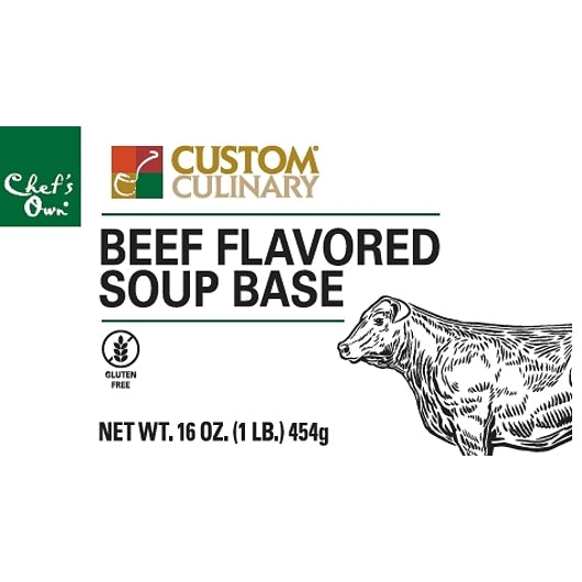 Chef's Own Beef Flavored Base, 12 x 1 lb Case - DOT product image 7