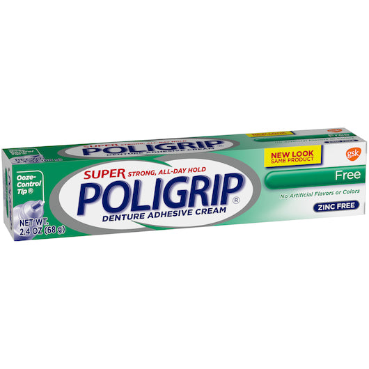 Poligrip FREE CREAM, 4 x 6 x 2.4 oz Case - DOT product image 2