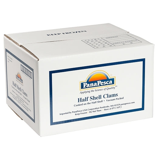 Pana Pesca Half Vacuum Pack Half Shell Clams 16-25 Ct, 10 x 1 lb Case - DOT product image 5