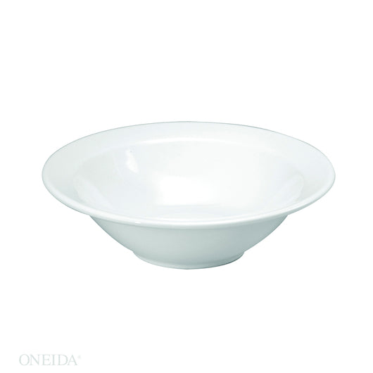Buffalo 6.5 Inch 7.38 Ounce Buffalo Bright White Rolled Edge Grapefruit Bowl, 1 x 36 each Case - Plates Bowls