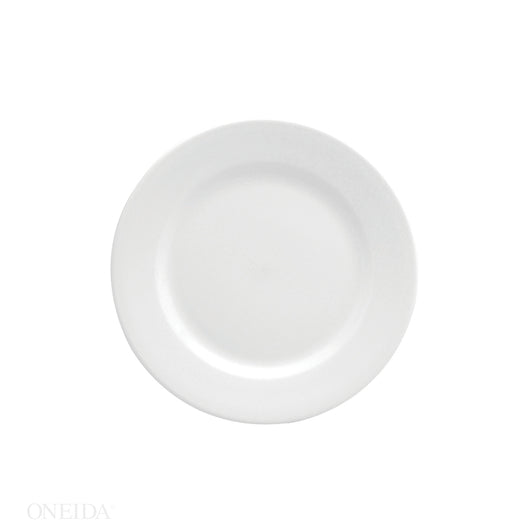 Buffalo 10.5 Inch Buffalo Bright White Rolled Edge Plate, 1 x 12 each Case - Plates Bowls