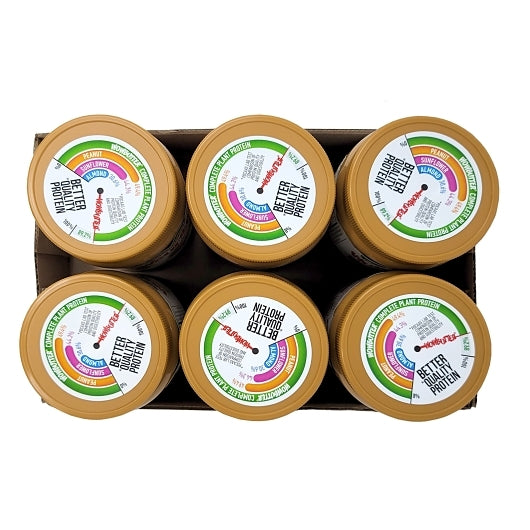 Wowbutter Creamy PEANUT FREE SPREAD, 6 x 17.6 oz Case - GS1 open-case image
