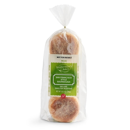 Wolferman's Deluxe San Francisco Sourdough English Muffins, 12 x 6 each Case - Bakery & Desserts - image 2