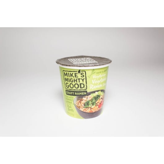 Mikes Mighty Good Craft Ramen Organic Vegetarian Vegetable Ramen Noodle Soup, 6 x 1.9 oz Case - DOT product image 4