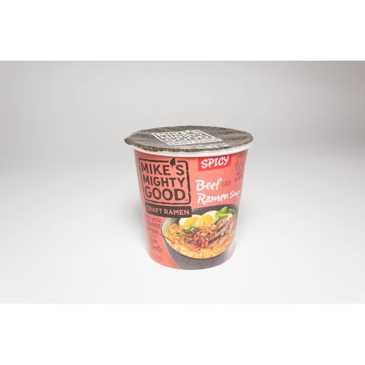 Mike's Mighty Good Craft Ramen Organic Spicy Beef Ramen Noodle Soup, 6 x 1.8 oz Case - DOT product image 4