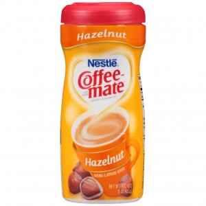 Nestle Coffee-mate Coffee Creamer, Hazelnut 15oz powder creamer, Pack of 12