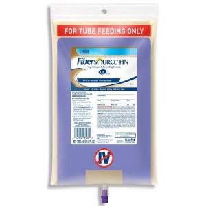 Fibersource HN Nutritionally Complete Liquid Formula Supplement - SpikeRight, 1000 Milliliter -- 6 per case.