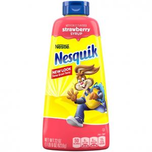 Nestle Nesquik Strawberry Syrup, (22 Ounce Bottles, Pack of 6)