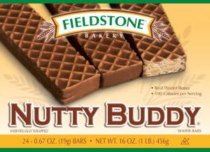 Fieldstone Nutty Buddy Wafer Bar 1Each (CASE OF 12 OF 24 PACK)