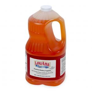 Louana Premium Buttery Oil Topping, Rich Buttery Flavor (1 Gallon, 4 Per Case)