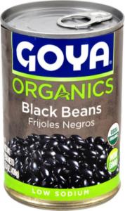 Goya Foods Organic Black Beans, 15.5 Ounce (Pack of 24)