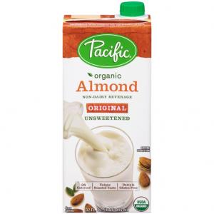 Pacific Beverages Unsweetened Almond Original, Gluten Free, 32-o