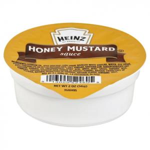 Kraft Heinz'S Heinz Honey Mustard Sauce, Plastic Cup (2 Oz, Pack Of 60)