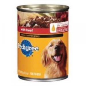 Mars Pedigree Choice Cuts in Gravy with Beef Wet Dog Food, 13.2 Ounce - 12 per case.