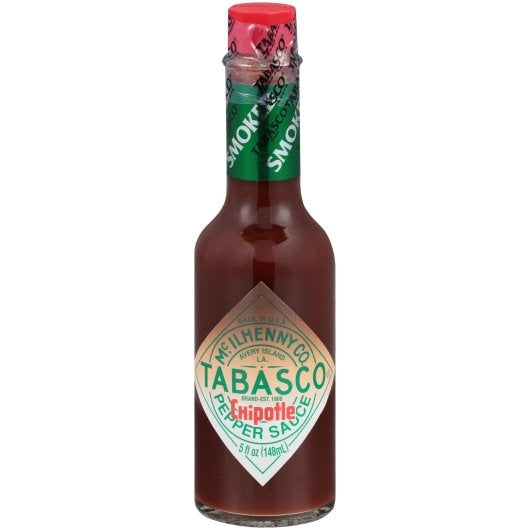 Tabasco Chipotle Pepper Hot Sauce Bottle, 12 x 5 fl oz Case - DOT product image 2