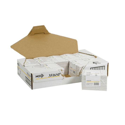 NCCO National Checking WaitRpad 3.4 Inch X 5.125 Inch 13 Line White 1 Part Guest Check, 100 per Pad, 1 x 10000 each Case - DOT product image 8