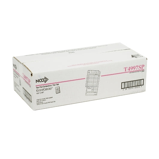 NCCO GUEST CHECK 2 PART CARBONLESS TAB 15 LINE, 1 x 2000 each Case - DOT product image 8