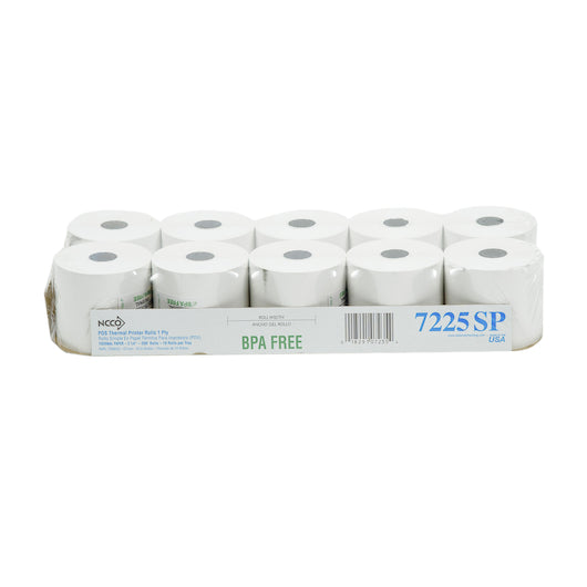 NCCO National Checking Tape Paper Register Roll 2.251Pl200' 1-40 Roll, 1 x 40 RL Case - DOT product image 2