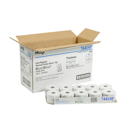 Reg Roll National Checking Register Thermal Roll 44Mm 1 Ply 1.75 1-50 Roll, 1 x 50 RL Case - DOT product image 7