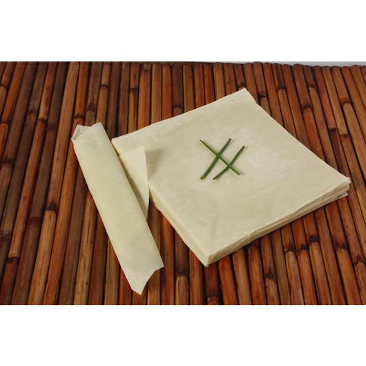 Golden Tiger 6.5 Inch X 6.5 Inch Egg roll Wrappers, 12 x 1 lb Case - GS1 styled product image