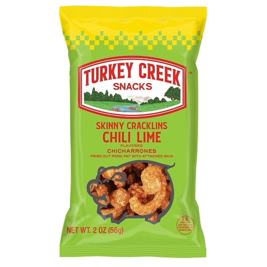 Turkey Creek Snacks Box Of Skinny Chili Lime Cracklins, 12 x 2 oz Case - Snacks - image 2