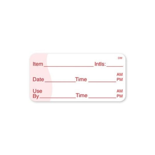 Daymark DissolveMark-Dissolvable Adhesive 1 inch X 2 Inch Square Item Date Use By Label, 12 x 500 ct Case - DOT product image 6
