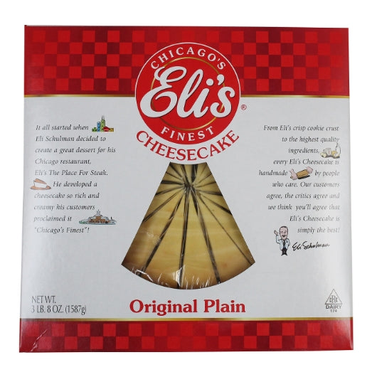 Eli'S Original Plain 9 Inch Original Plain Cheesecake, 14 Slices per Cheesecake, 4 x 56 oz Case - DOT product image 2