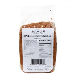Savor Imports Speculoos Crumbles, 750 Gram -- 8 per case.