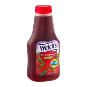 Welch's Spread Strawberry Squeeze Case 20oz (PACK OF 12)