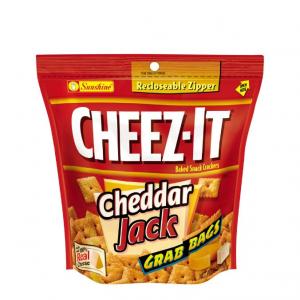 Kellogg'S Cheez-It Ready-To-Eat Cheddar Jack Crackers (7 Oz. Grab Bag, 6/Case)