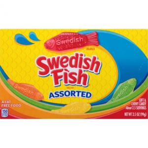 Swedish Fish Assorted Flavors, 3.5-Ounces (Pack Of 12)