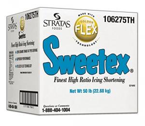 Sweetex Golden Flex Icing Shortening, 50 Pound