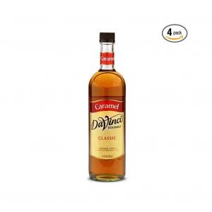 Davinci Gourmet Syrup Caramel Flavored 750ml (PACK OF 4)